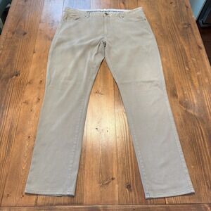 Peter Millar‎ Pants Mens 40x32 Gray Ultimate Sateen 5 Pocket Chino Khaki ME0B39
